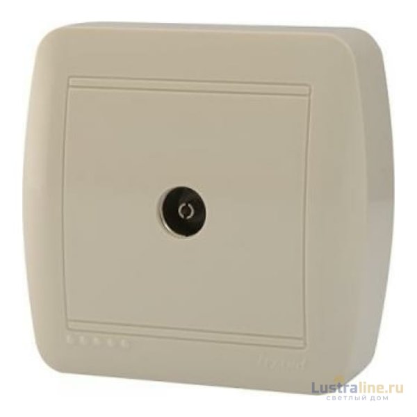 Розетка ТВ оконечная Lezard Demet 711-0300-130
