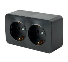 Розетка 2-местная с/з Stekker София MST16-12-02 49316