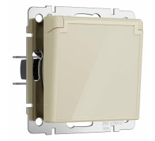 Розетка с заземлением, крышкой и шторками Werkel 4690389197109 W1171243 a064062