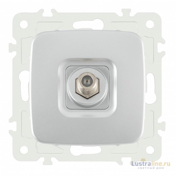 Розетка спутниковая SAT TV Arte Milano 205.42-1.silver