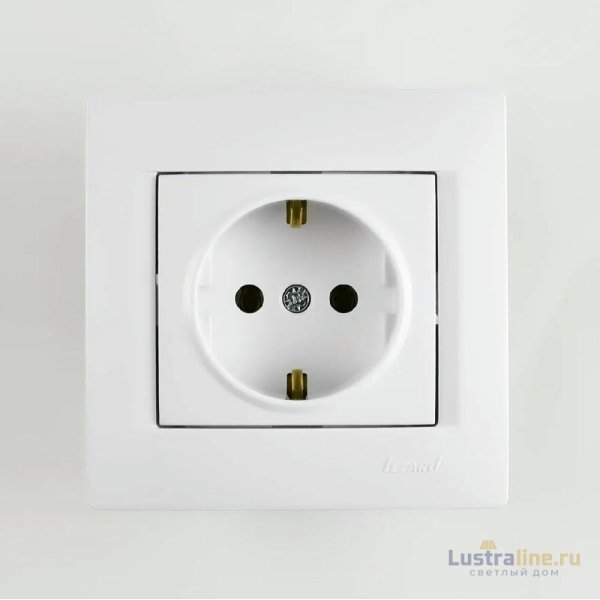 Розетка с/з Lezard Karina 707-0288-122B