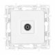 Розетка TV Arte Milano 217.43-1.white