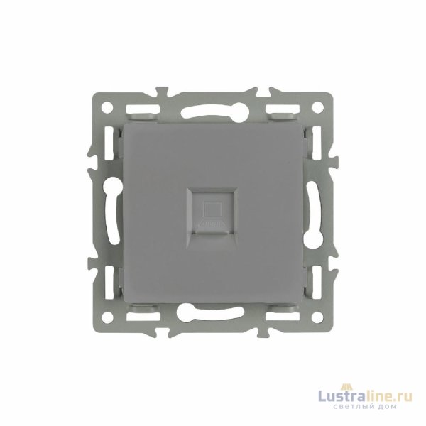 Механизм компьютерной розетки Arlight SCT-MPC1-PL-GR (RJ-45, CAT6) 045335