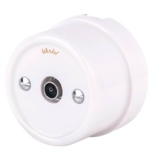 ТВ розетка Werkel Retro белая WL18-02-05 4690389100659
