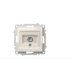 Розетка для TV с экраном (концевая) ELBI Zena Vega 609-010200-273
