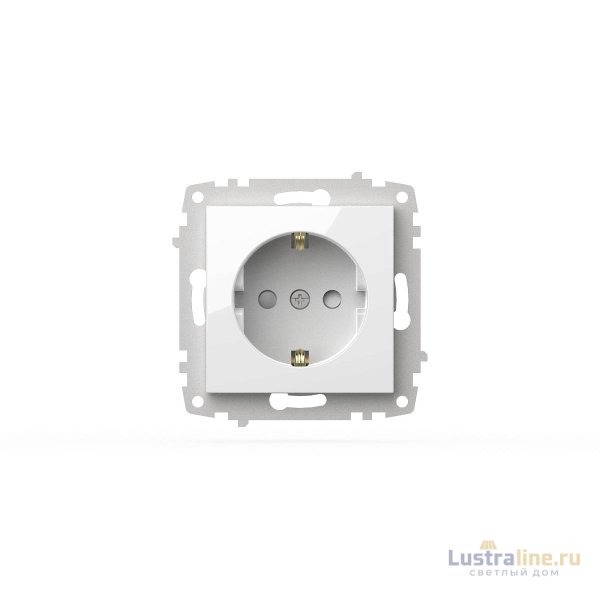 Розетка с заземлением и защитой от детей ELBI Zena Vega 609-015600-243