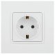Розетка 2P+E Schuko Эра Elegance 14-2101-01М Б0065800