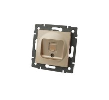 Механизм компьютерной розетки Arlight SCT-MPC1-PL-GD-V (RJ-45, CAT6) 049849