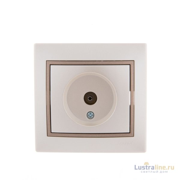 Розетка ТВ оконечная Lezard Mira 701-3031-130