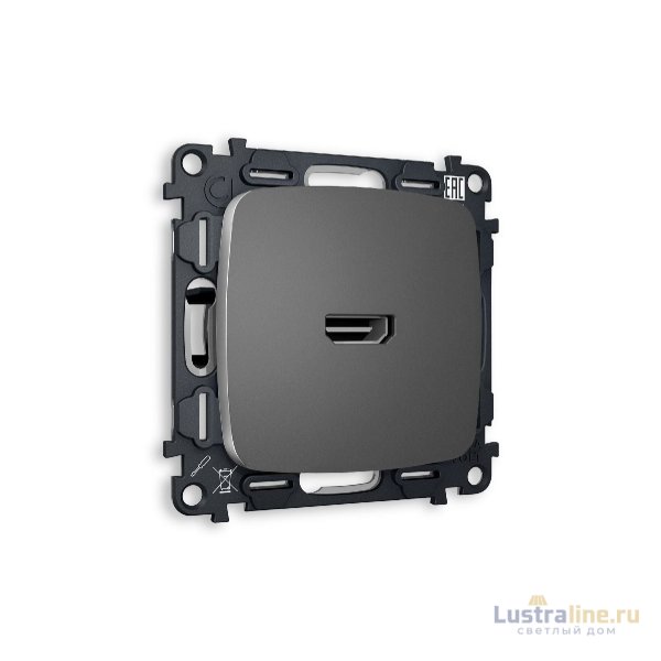 Комплект механизма розетки HDMI 2.0 40V/500mA 2.0GHz 5-18Gbit/s Ambrella Volt Omega MO664010
