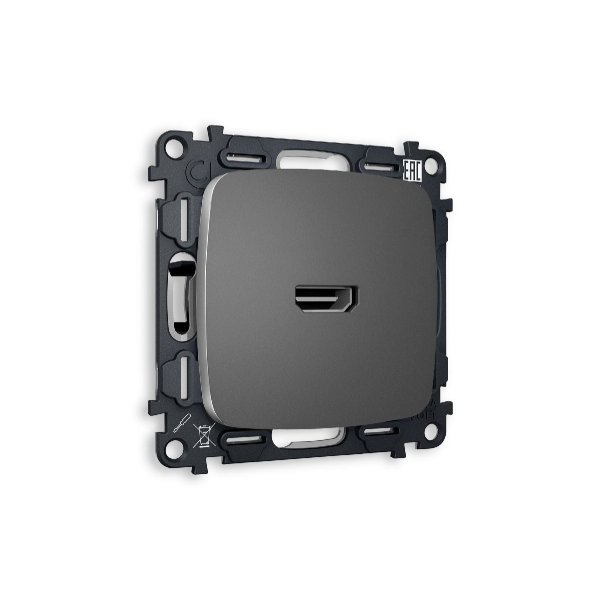 Комплект механизма розетки HDMI 2.0 40V/500mA 2.0GHz 5-18Gbit/s Ambrella Volt Omega MO664010