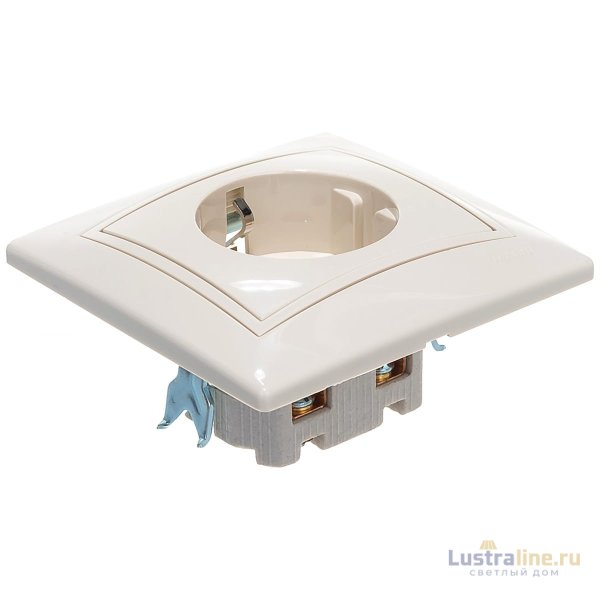 Розетка с защитой от детей Lezard Mira 701-0303-124B