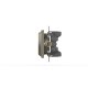 Розетка двухместная с заземлением ELBI Zena Vega 609-011400-907