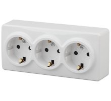 Розетка 2P+E Schuko Эра 11-2208-01 Б0020700