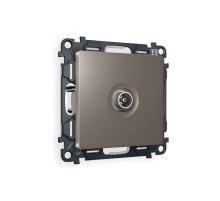 Комплект механизма TV розетки проходной 5-1000 MHz 4dB Ambrella Volt Alfa MA643030