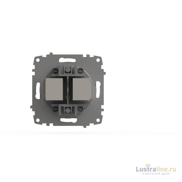 Розетка компьютерная + TF. (Cat 6) ELBI Zena Vega 609-010200-249