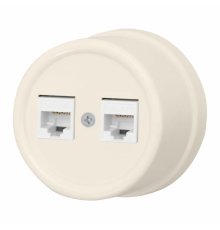 Розетка RJ45 Bironi Лизетта B1-302-04