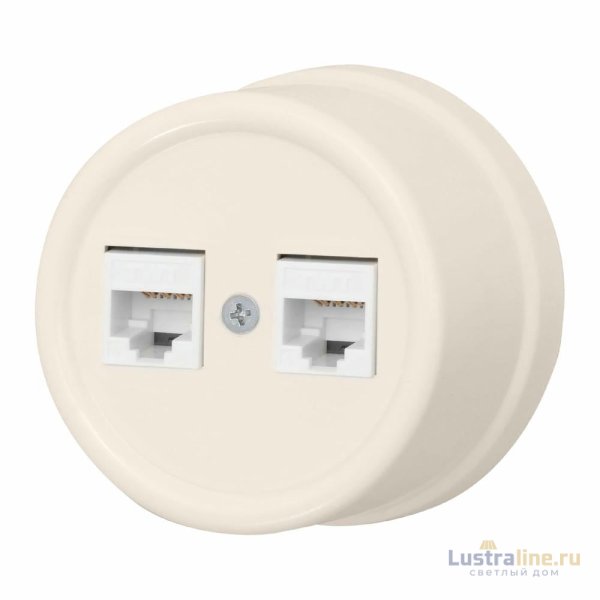 Розетка RJ45 Bironi Лизетта B1-302-04