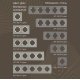 Розетка телефонная RJ11 + компьютерная RJ45 Arte Milano 202.44-1.silver