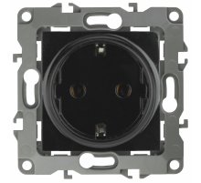 Розетка 2P+E Schuko со шторками Эра 12-2102-06 Б0014692