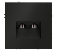 Розетка компьютерная двойная Voltum S70 VLS060208