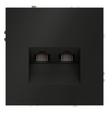 Розетка компьютерная двойная Voltum S70 VLS060208