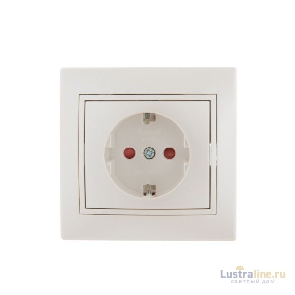 Розетка с защитой от детей Lezard Mira 701-3030-124
