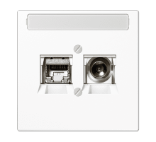 Розетка Smart TV Jung MMDLS4521WW