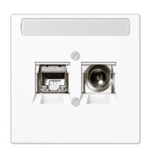 Розетка Smart TV Jung MMDLS4521WW