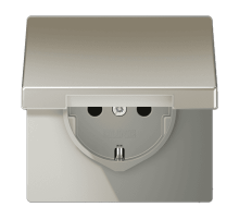 Розетка 2K+З с крышкой Jung ES1521KL Розетка 2K+З с крышкой Jung ES1521KL