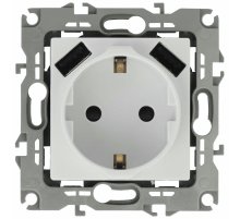 Розетка 2P+E со шторками и 2xUSB Эра 12-4109-01 Б0047840