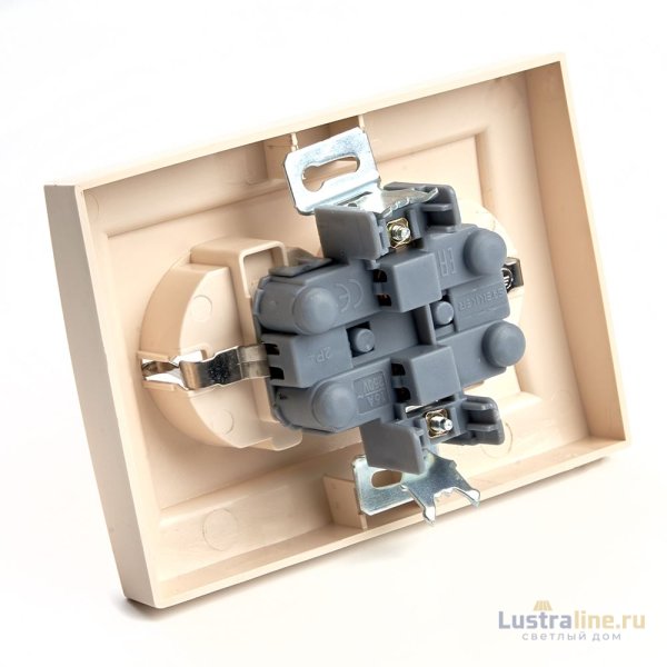 Розетка 2-местная Stekker PST16-9014-02 с защитной шторкой 39240