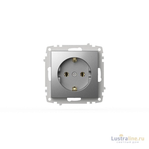 Розетка с заземлением ELBI Zena Vega 609-011000-217