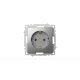 Розетка с заземлением ELBI Zena Vega 609-011000-217