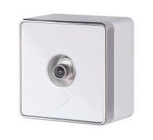 ТВ-розетка Werkel Gallant оконечная белая W5083001 4690389164712