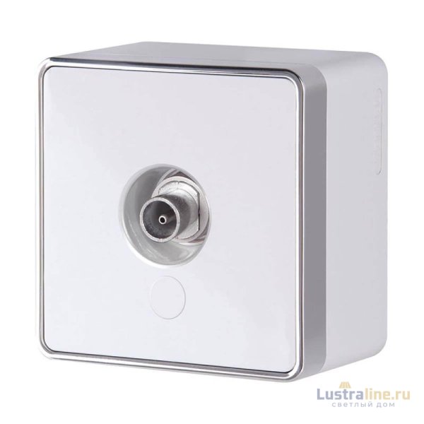 ТВ-розетка Werkel Gallant оконечная белая W5083001 4690389164712