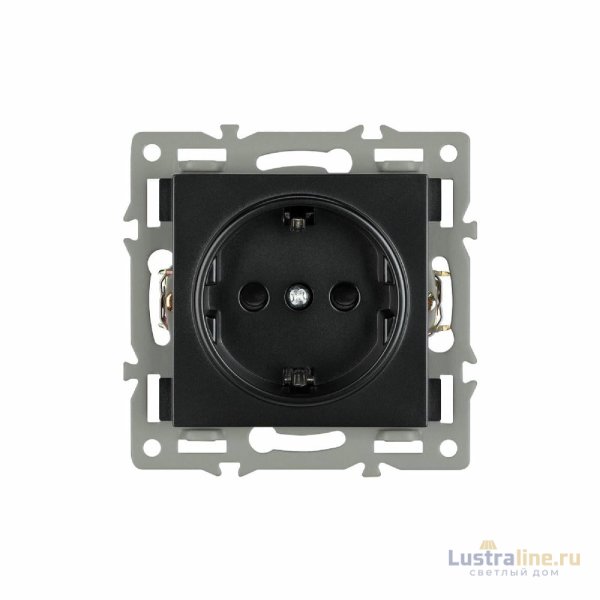 Механизм электрической розетки Arlight SCT-MEU1-PL-BK (250V, 16A) 043731