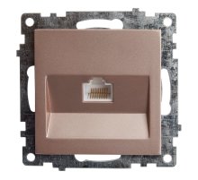 Розетка компьютерная 1-местная Stekker Катрин 39599 Розетка компьютерная 1-местная Stekker Катрин 39599