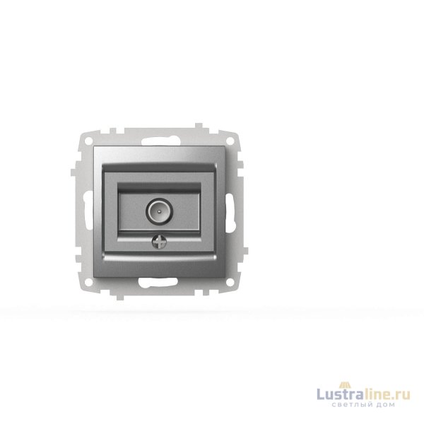Розетка для TV с экраном (концевая) ELBI Zena Vega 609-011000-273