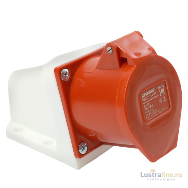 Розетка стационарная Stekker RST32-124-44 49436