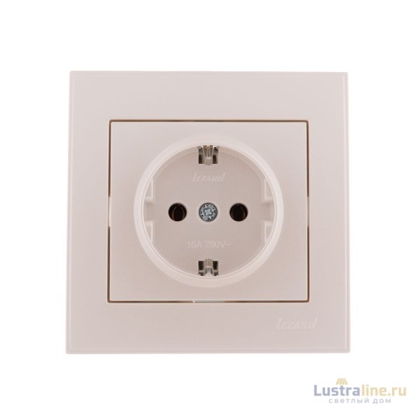Розетка с/з Lezard Rain 703-3030-122