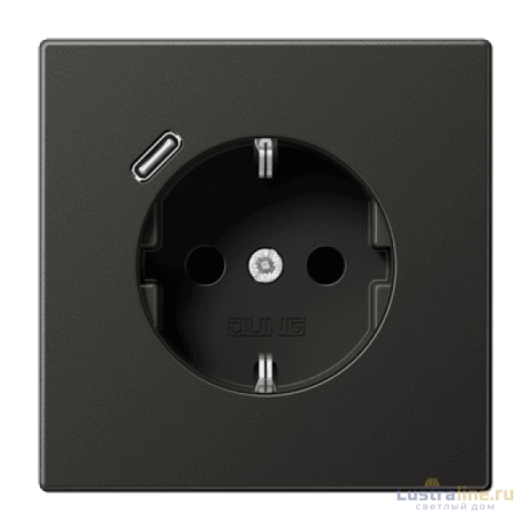 Розетка 2K+З USB Typ C Jung AL1520-18CAN