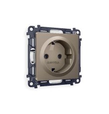 Комплект механизма розетки с/з на винтовых зажимах Ambrella Volt Alfa MA636010