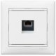 Розетка телефонная RJ11 Legrand Valena белая 774438