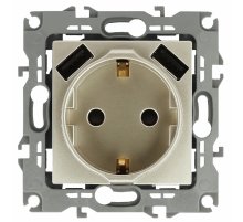 Розетка 2P+E со шторками и 2xUSB Эра 12-4109-04 Б0047843