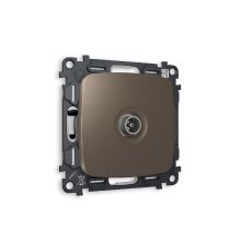 Комплект механизма TV розетки оконечной 50-870 MHz 1dB Ambrella Volt Omega MO643010