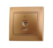 Розетка телефонная евро Lezard Mira 701-1313-137