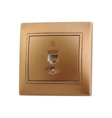 Розетка телефонная евро Lezard Mira 701-1313-137