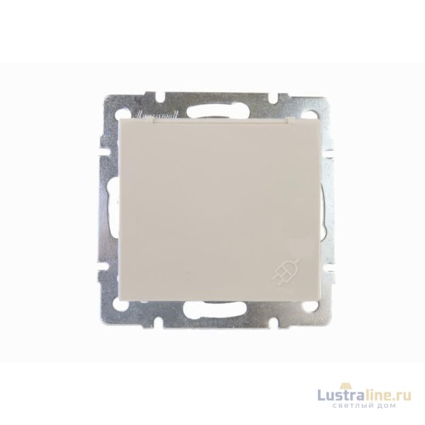 Розетка с/з с крышкой Lezard Rain 703-0388-123