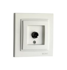Розетка TV проходная Mono Electric Despina жемчуг 102-252505-137